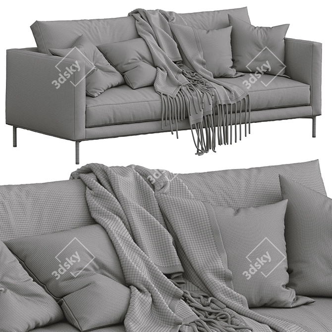 COCO Interface Sofa: Modern Design, Maximum Comfort 3D model image 4