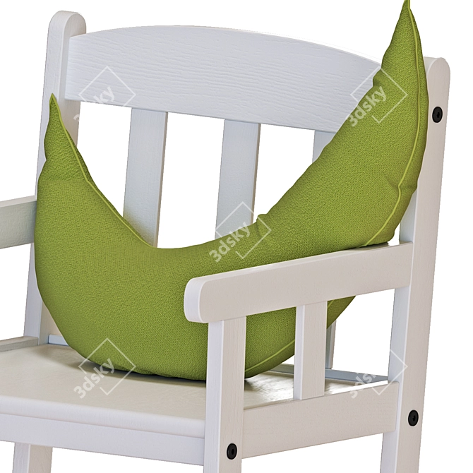 Stylish SUNDVIK Rocking Chair 3D model image 3