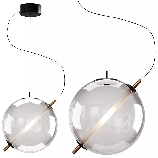 Modern Hanging Lamps - Exclusive Aliexpress Deals! 3D model image 1