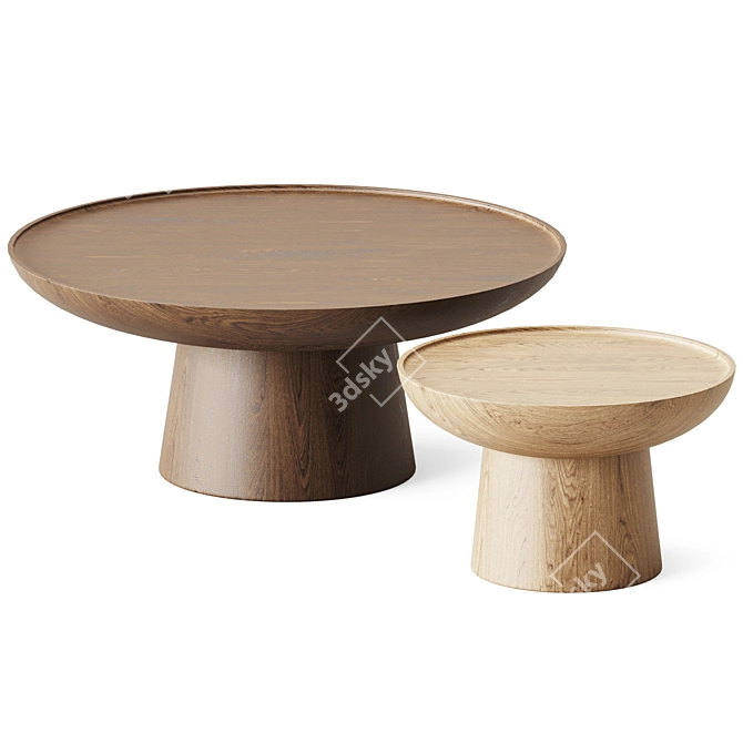 Louis Couchtisch: Elegant Coffee Tables 3D model image 1