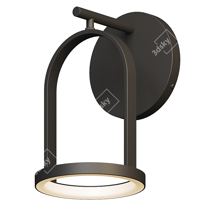 Modern Classic Trek Wall Light 3D model image 1