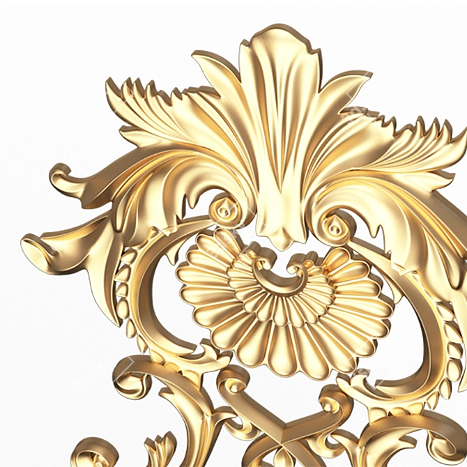 Exquisite Carved Panel for CNC Designs 3D model image 3