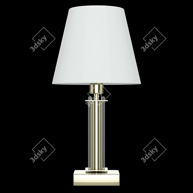Crystal Lux Nicolas LG1 Gold/White 3D model image 2