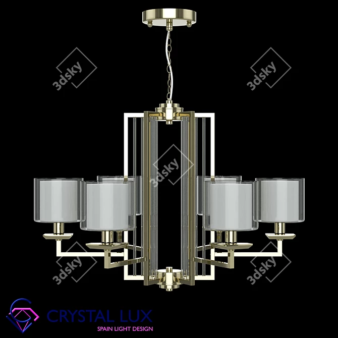 Modern Nicolas SP-PL6 Pendant Light 3D model image 1