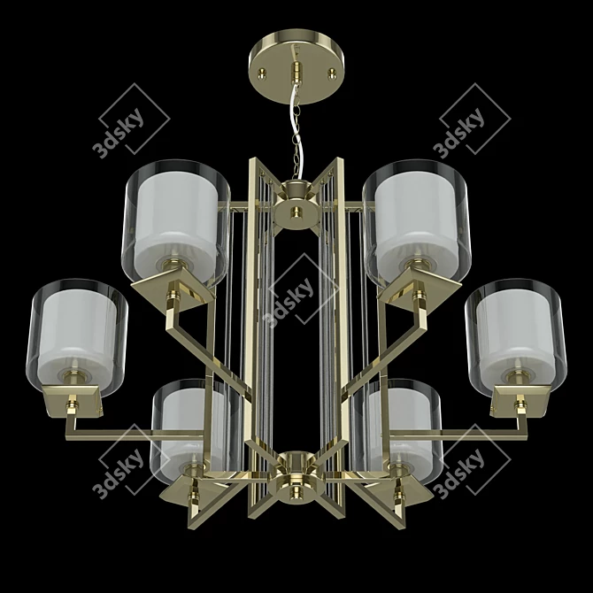 Modern Nicolas SP-PL6 Pendant Light 3D model image 2