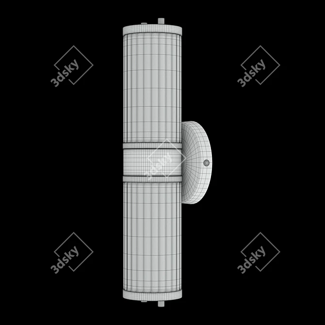 Crystal Lux Sancho AP2: Modern-height 440mm Depth 102mm 3D model image 6