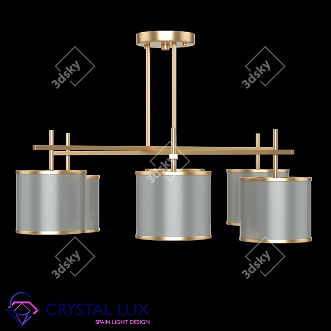 Crystal Lux Sergio PL6 Pendant 3D model image 1