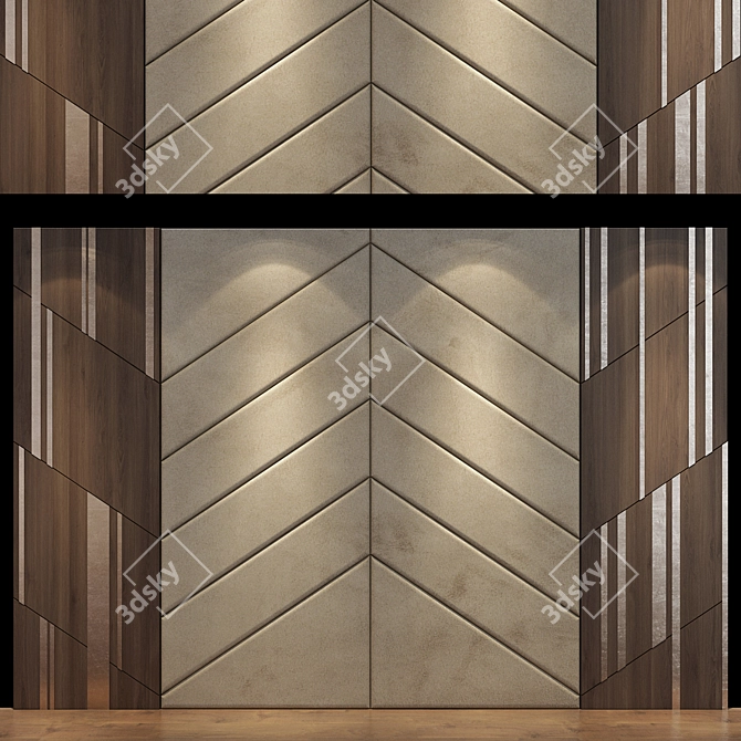 Sleek Panel 111: Modern Design 3D model image 3