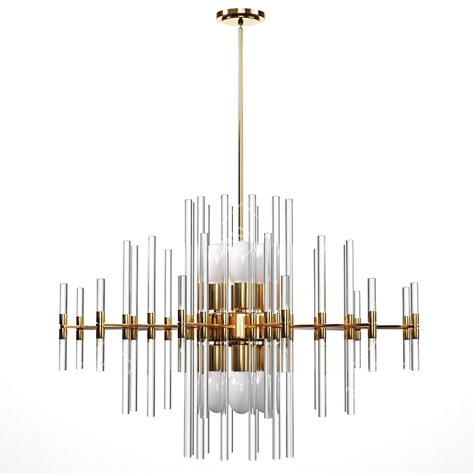 Elegant Crystal Chandelier Vol. 04 3D model image 1