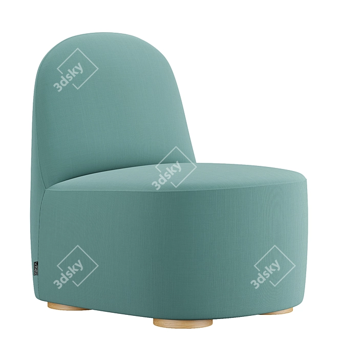 Polar Lounge Chair S: Comfort Redefined 3D model image 4