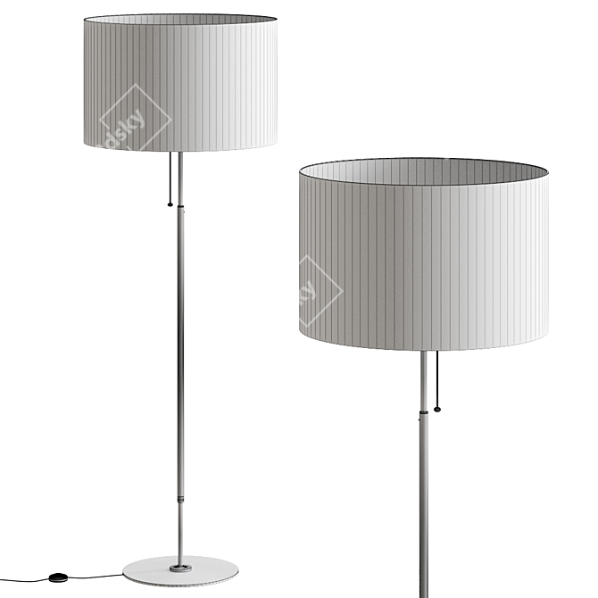 Modern STLWS Floor Lamp: Elegant and Functional 3D model image 3