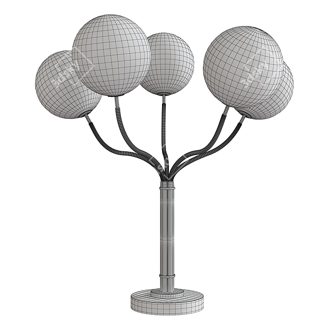 Sleek Eichholtz Table Lamp 3D model image 2