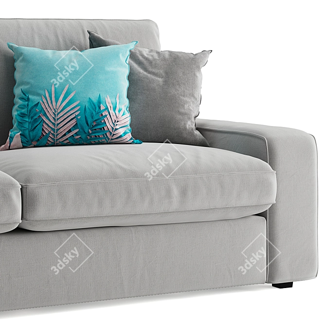 Cozy Comfort: Ikea Kivik Sofa 3D model image 4
