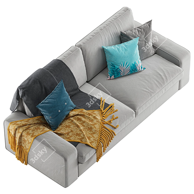 Cozy Comfort: Ikea Kivik Sofa 3D model image 5