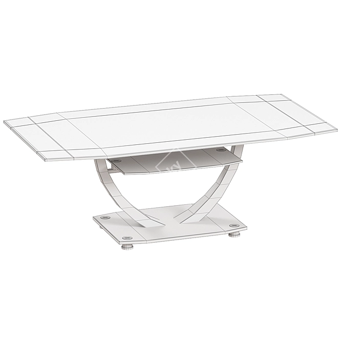 Sleek Modern Orpha Coffee Table 3D model image 2