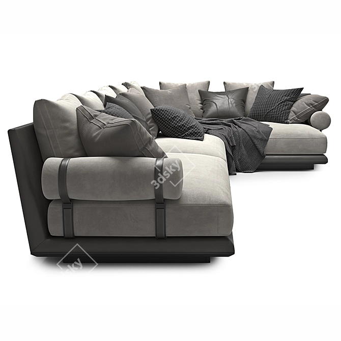 Contemporary Noonu Sofa B&B 3D model image 2