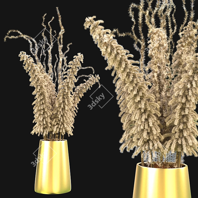 Elegant Pampass Bouquet Vol.02 3D model image 1