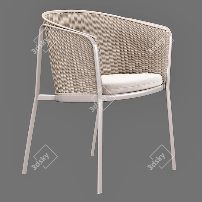 EMU Carousel Outdoor ArmChair 3D model image 6