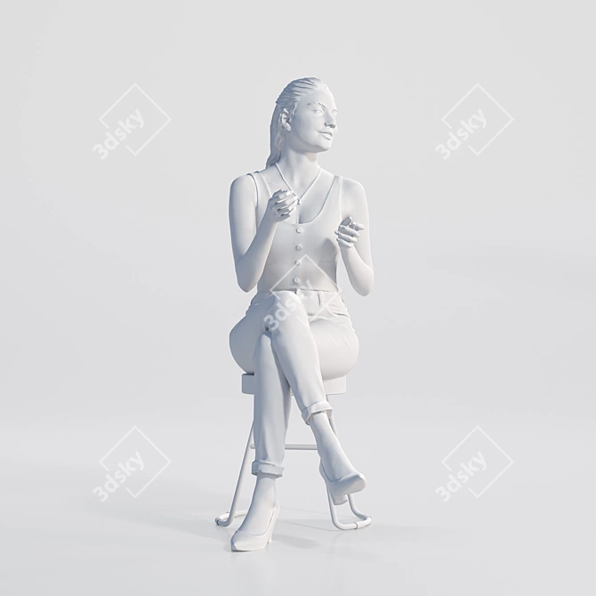 KAY2034 3D Model: 30,000 Polygons, V-Ray, Corona, Textures 3D model image 4