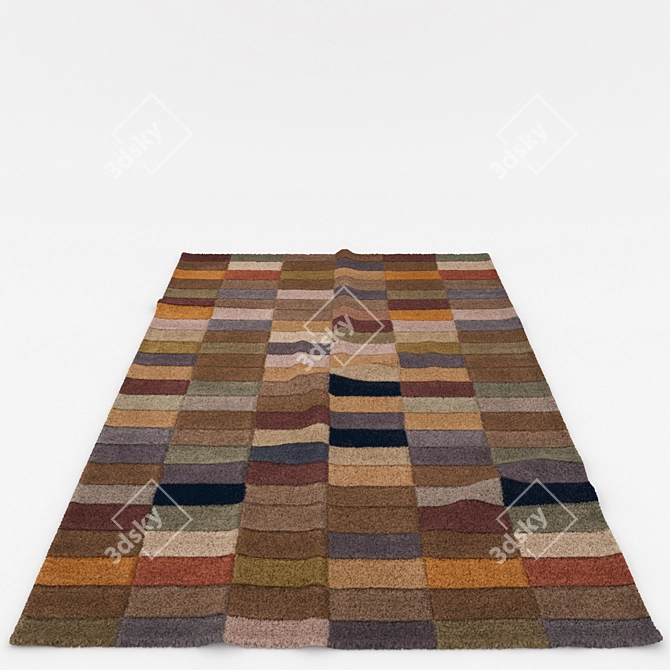 Versatile Set of 6 Rugs 3D model image 5