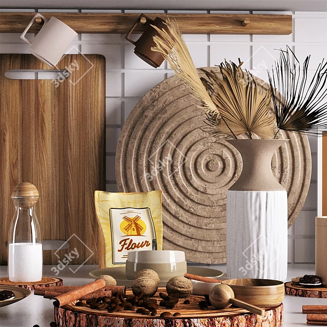 Turbo Kitchen Essentials for Effortless Cooking 3D model image 3