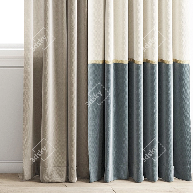 Poly Curtain 3D Models 3D model image 3