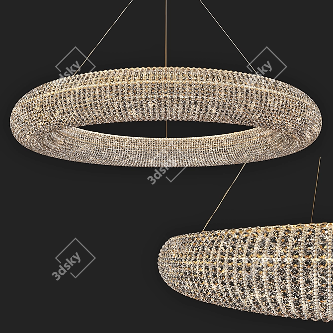 Modern Ceiling Light Fixture 3D model image 1