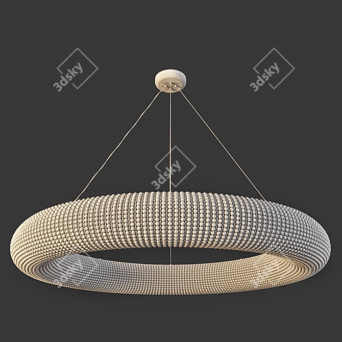 Modern Ceiling Light Fixture 3D model image 2