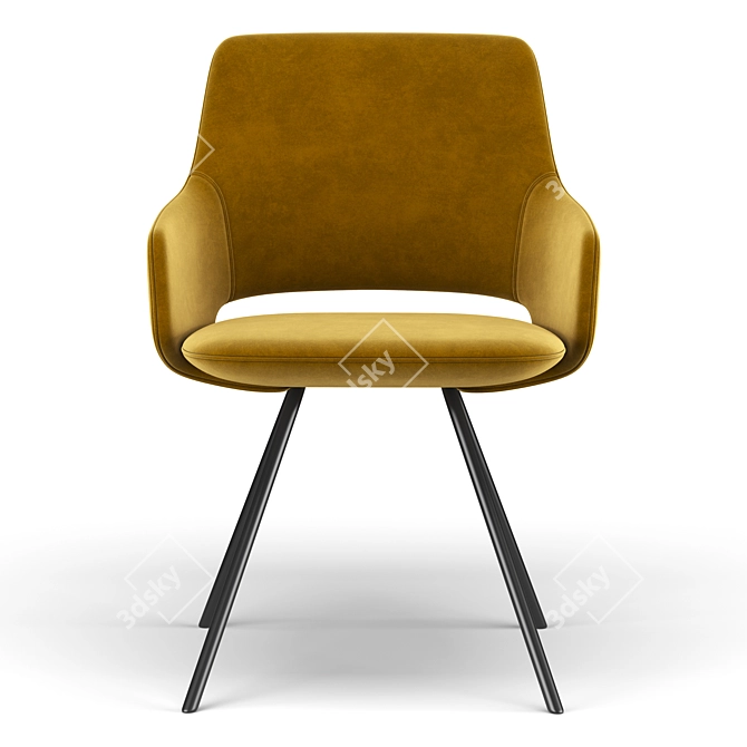 Sleek Jima Chair: Modern Design 3D model image 4