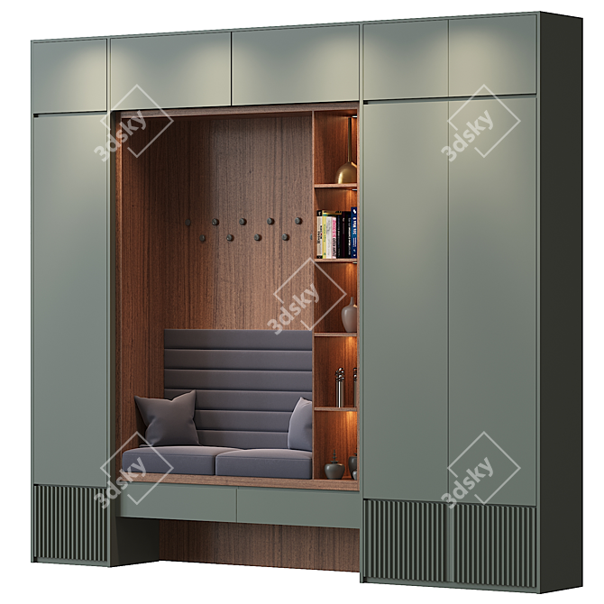 Hallway_14: Modern 2014 Design 3D model image 2