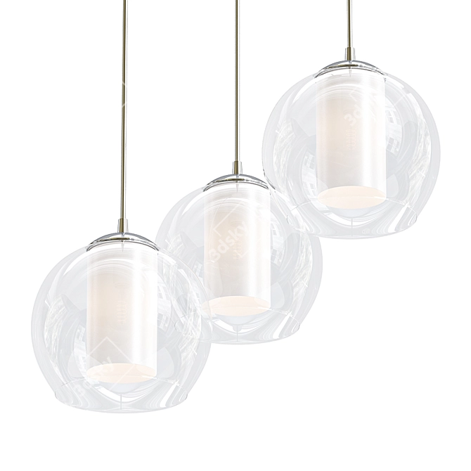 Eglo Bolsano 92762 Pendant Chandelier 3D model image 1