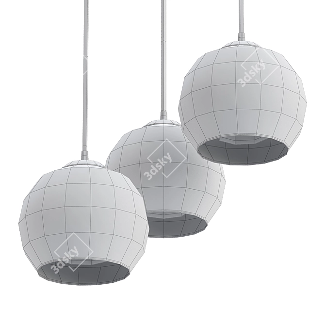 Eglo Bolsano 92762 Pendant Chandelier 3D model image 2