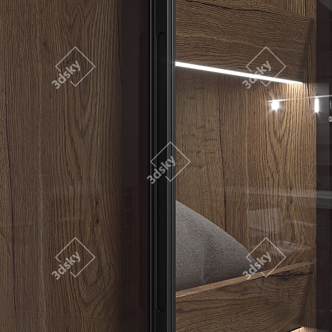 Versatile Hinged Cabinet with RPE Sistema Raumplus 3D model image 3