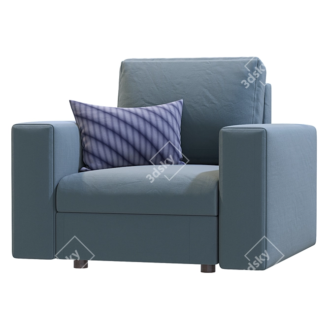 Timeless Elegance: Classic Armchair 3D model image 1