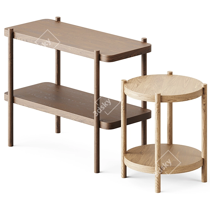 Elegant Listerby Coffee Tables | Ikea 3D model image 1