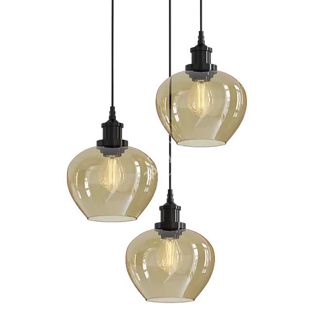 Elegant Viokef Jonas Chandelier 3D model image 1