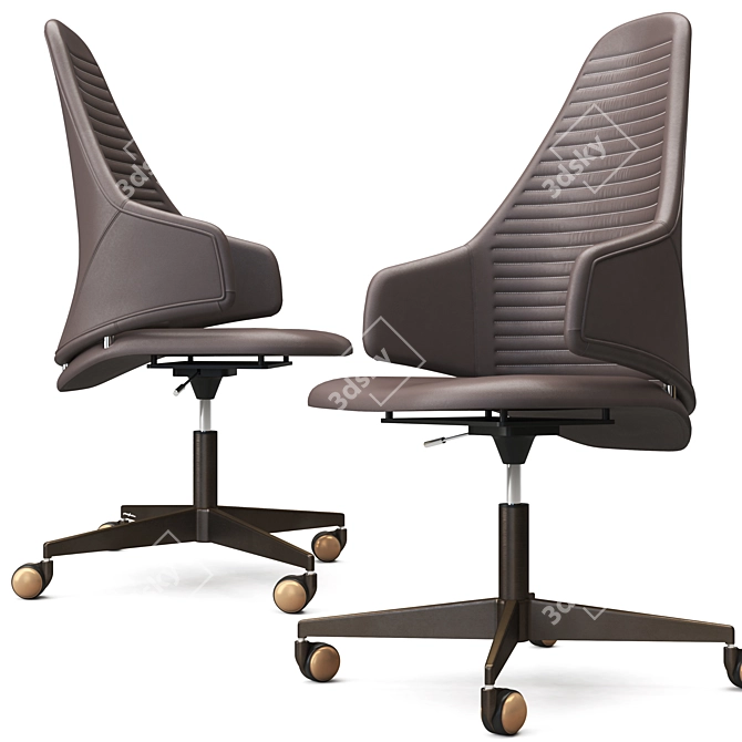 Ergonomic VELA Office Chair 3D model image 2
