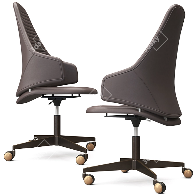 Ergonomic VELA Office Chair 3D model image 3