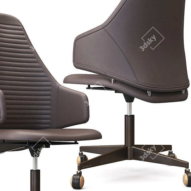 Ergonomic VELA Office Chair 3D model image 6