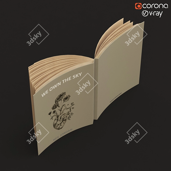  Vintage Book Set: 3D Archive 3D model image 4