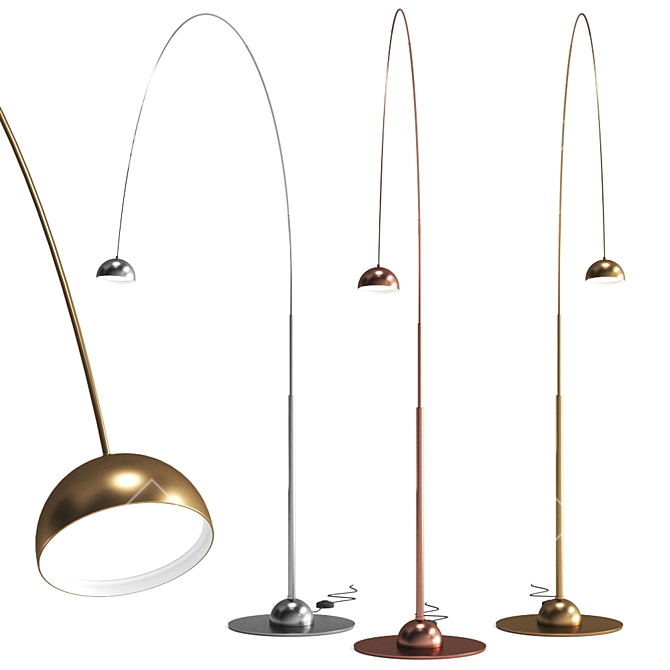 Laurameroni Satellite Floor Lamp 3D model image 1