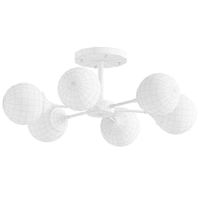 AploYT Beta: Stylish Ceiling Light 3D model image 2