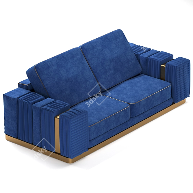 Luxurious Charisma Sofa - Giorgio Collection 3D model image 4