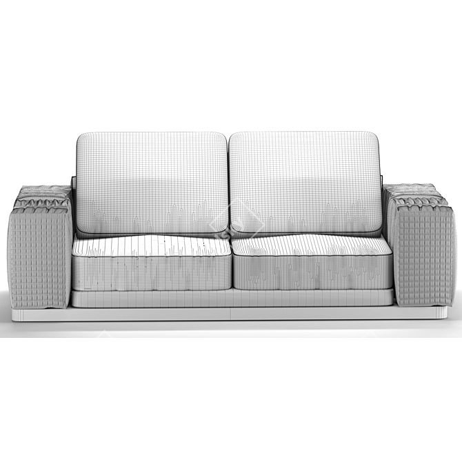 Luxurious Charisma Sofa - Giorgio Collection 3D model image 5