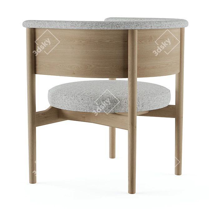 N-CC01 Chair: Karimoku's Stylish Case Study 3D model image 2