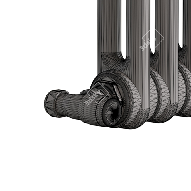 Italian Tubular Radiators - GUARDO Pilon S4H 3D model image 2