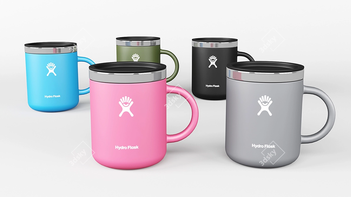 Hydro Flask 12oz: Hot or Cold, On-the-Go 3D model image 3