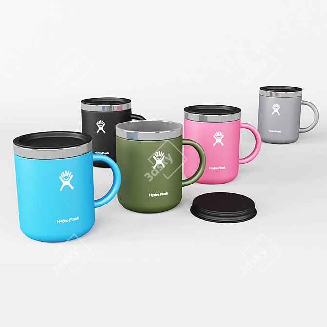 Hydro Flask 12oz: Hot or Cold, On-the-Go 3D model image 7