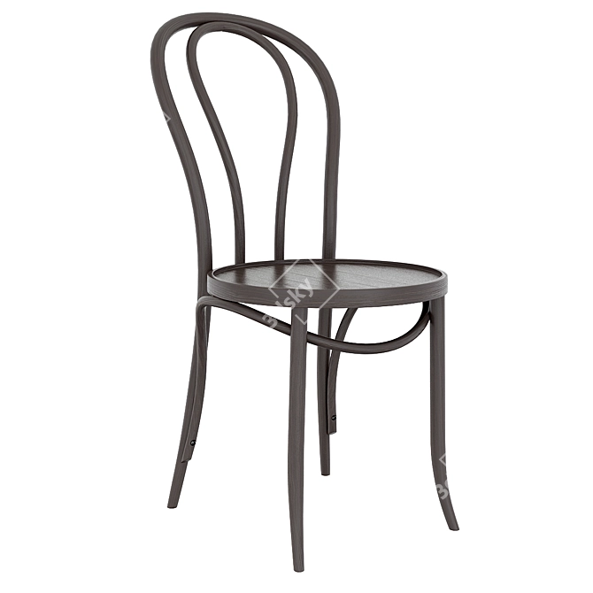 Modern Thonet Rating Chair: Stylish & Comfortable 3D model image 2