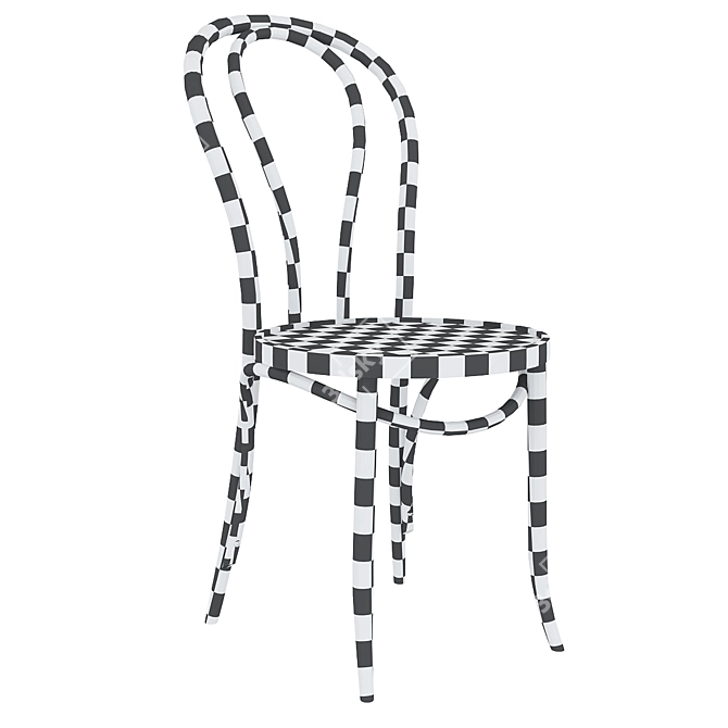 Modern Thonet Rating Chair: Stylish & Comfortable 3D model image 5